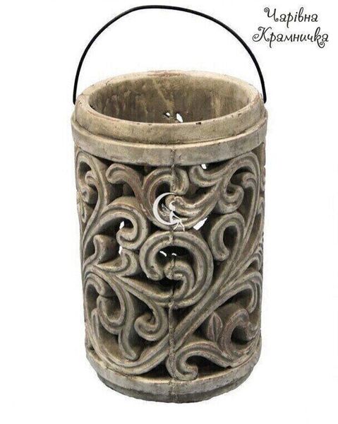 Ліхтар керамічний Прованс (ваза) свічник 007-020 фото