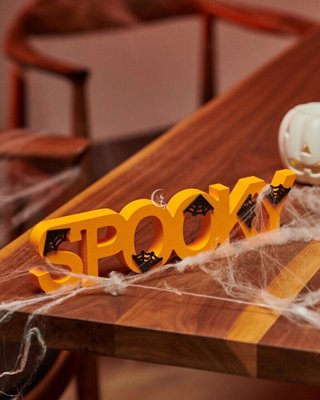 Декор на Хелловін слово Spooky (моторошний примарний) 008-100 фото