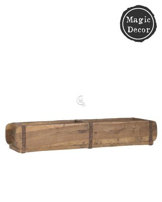 Дерев'яний короб з амбарної дошки ящик на 2 відділення кашпо Данія Ib Laursen 003-008 фото