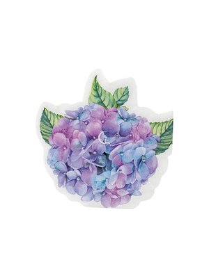 Паперові кухонні серветки квіти гортензія фіолетова гідрангія декупаж 005-031 фото
