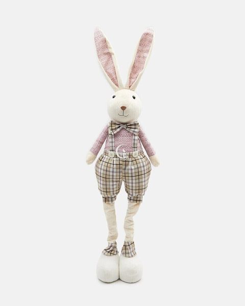 Великодня ростова фігура зайчик статуетка кролик на Пасху м’яка іграшка кролик Хлопчик 011-197 фото