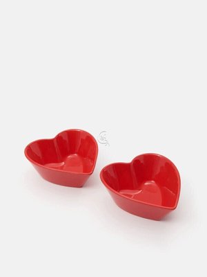 Набір керамічних піал червоне серце день закоханих Св.Валентина 014-018 фото