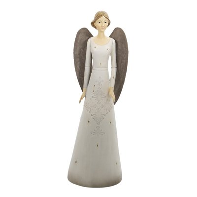Вінтажна статуетка ретро ангел з крилами Нідерланди clayre & eef 006-040 фото