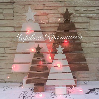 Дерев'яна ялинка велика 016-026 фото