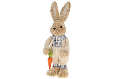 Великодня фігурка на Пасху Зайчик статуетка кролик хлопчик 011-188 фото