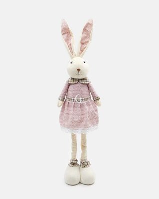 Великодня ростова фігура зайчик статуетка кролик на Пасху м’яка іграшка Дівчинка 011-198 фото